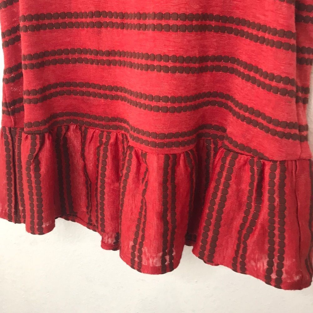 Free people boho peplum‎ crocheted blouse - Picture 2 of 6